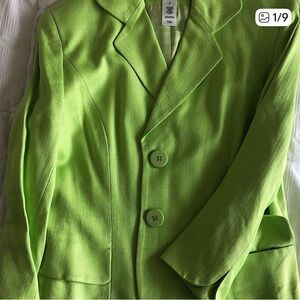 Jones New York Lime Green Blazer